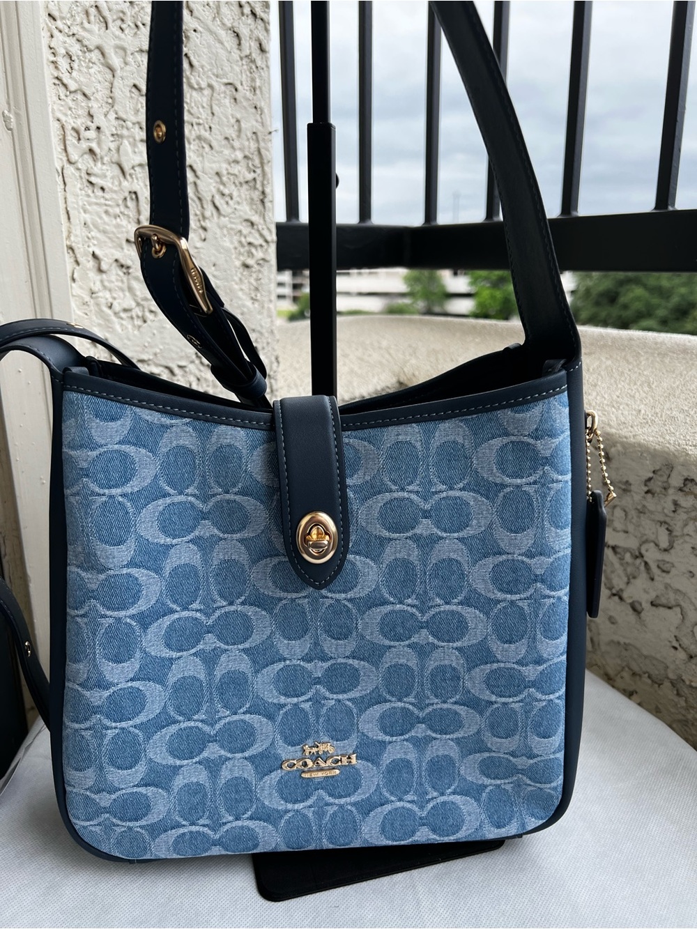 Coach Hadley Convertible Crossbody Bag in Signature Denim